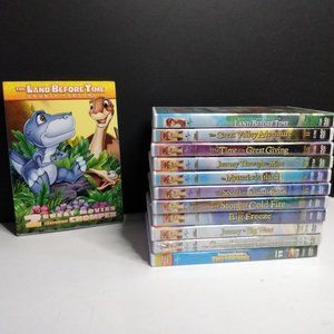 12 The Land Before Time DVD's